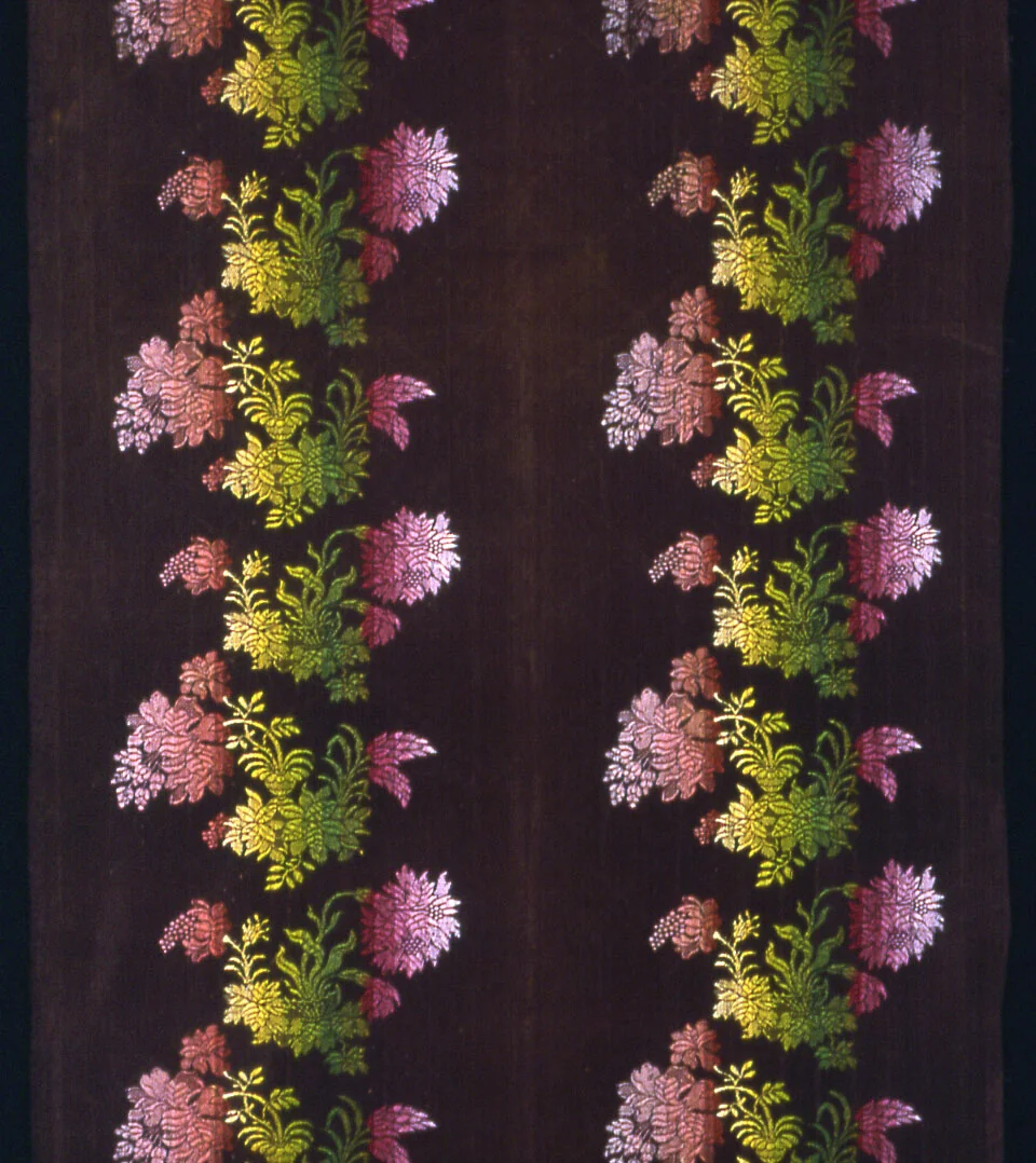 Panel by England, probably Spitalfields, textile, 1725-1775
