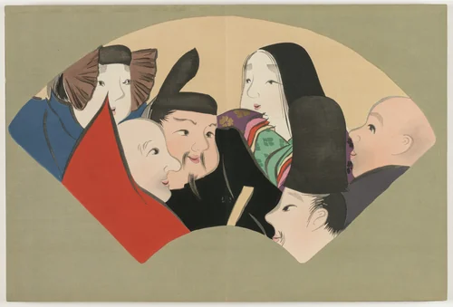 Flowers of a Hundred Worlds (Momoyogusa): Six Poetic Immortals (Rokkasen) by Kamisaka Sekka, book, 1909-1910