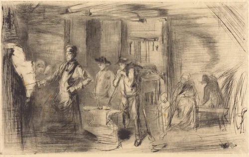 The Forge by James McNeill Whistler, print, 1861
