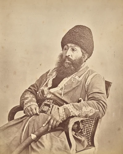 Ameer (Shere Ali) by John Burke, photograph, 1878-1880