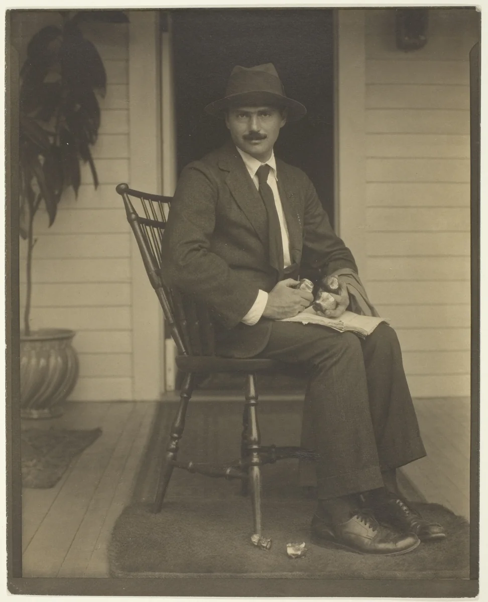 Waldo Frank by Alfred Stieglitz, photograph, 1920