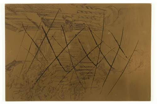 Quiet Canal by James McNeill Whistler, metalwork, 1879-1880