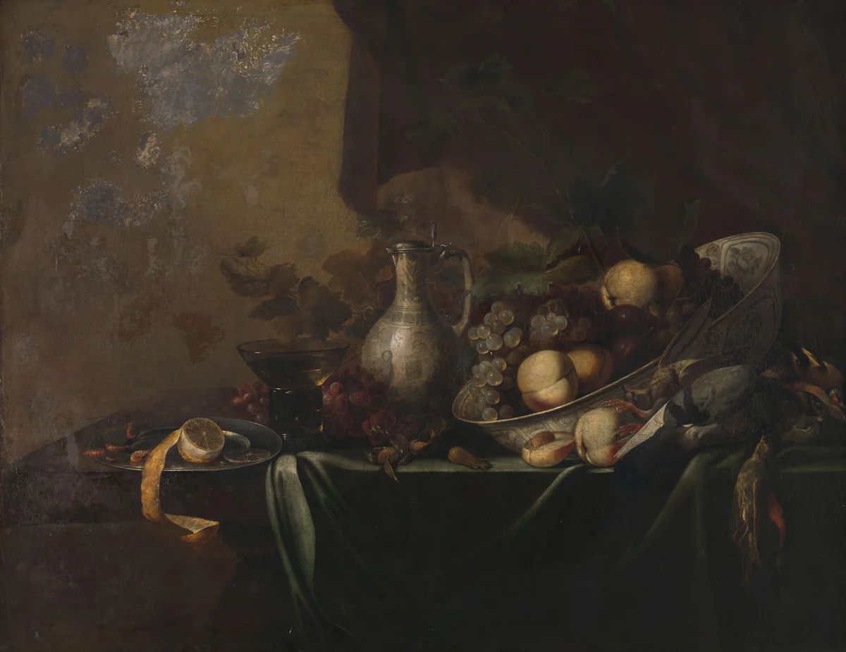Still Life with Fruit by Michiel Simons, painting, 1648-1673