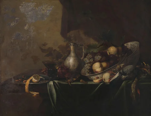 Still Life with Fruit by Michiel Simons, painting, 1648-1673