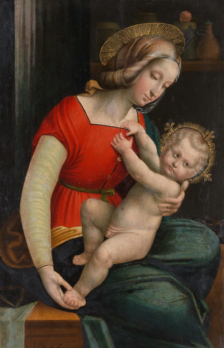 Madonna and Child by Defendente Ferrari, painting, 1526