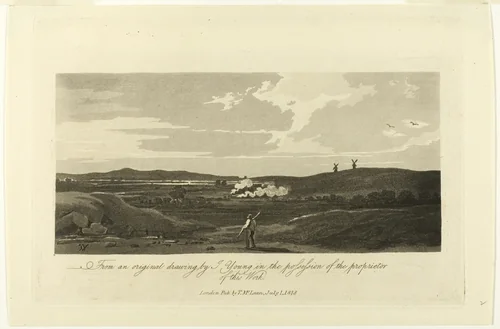Landscape by J. Young, print, 1818