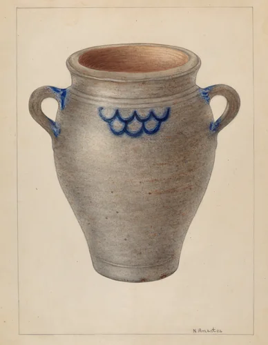Crock by Nicholas Amantea, index of american design, 1936