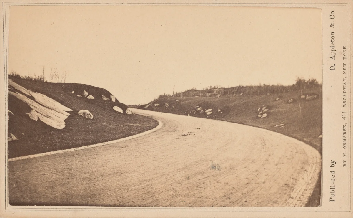 Central Park by Marcus Ormsbee, photograph, 1855-1865