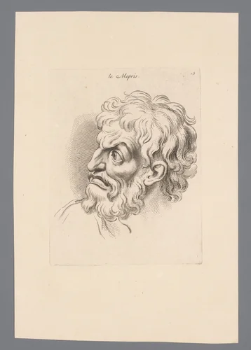 Minachting by Jean Audran, print, 1727