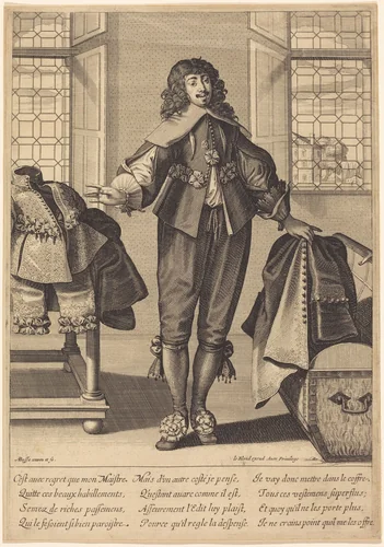 The Valet by Abraham Bosse, print, 1602-1676