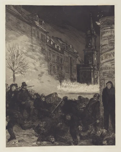 Märztage II (March Days II) by Max Klinger, portfolio, 1883