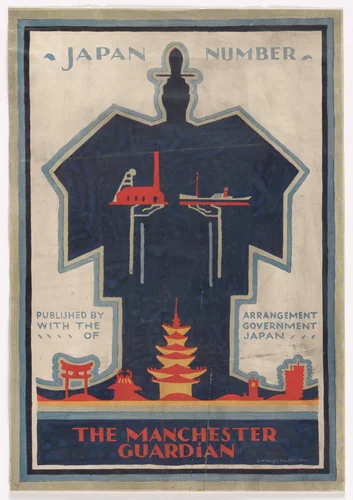 Japan Number, The Manchester Guardian by E. McKnight Kauffer, design, 1926