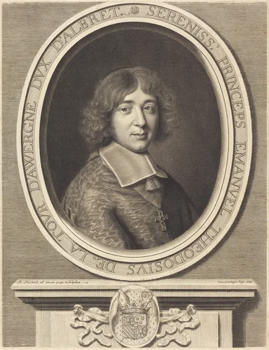 Cardinal de Bouillon by Robert Nanteuil, print, 1668