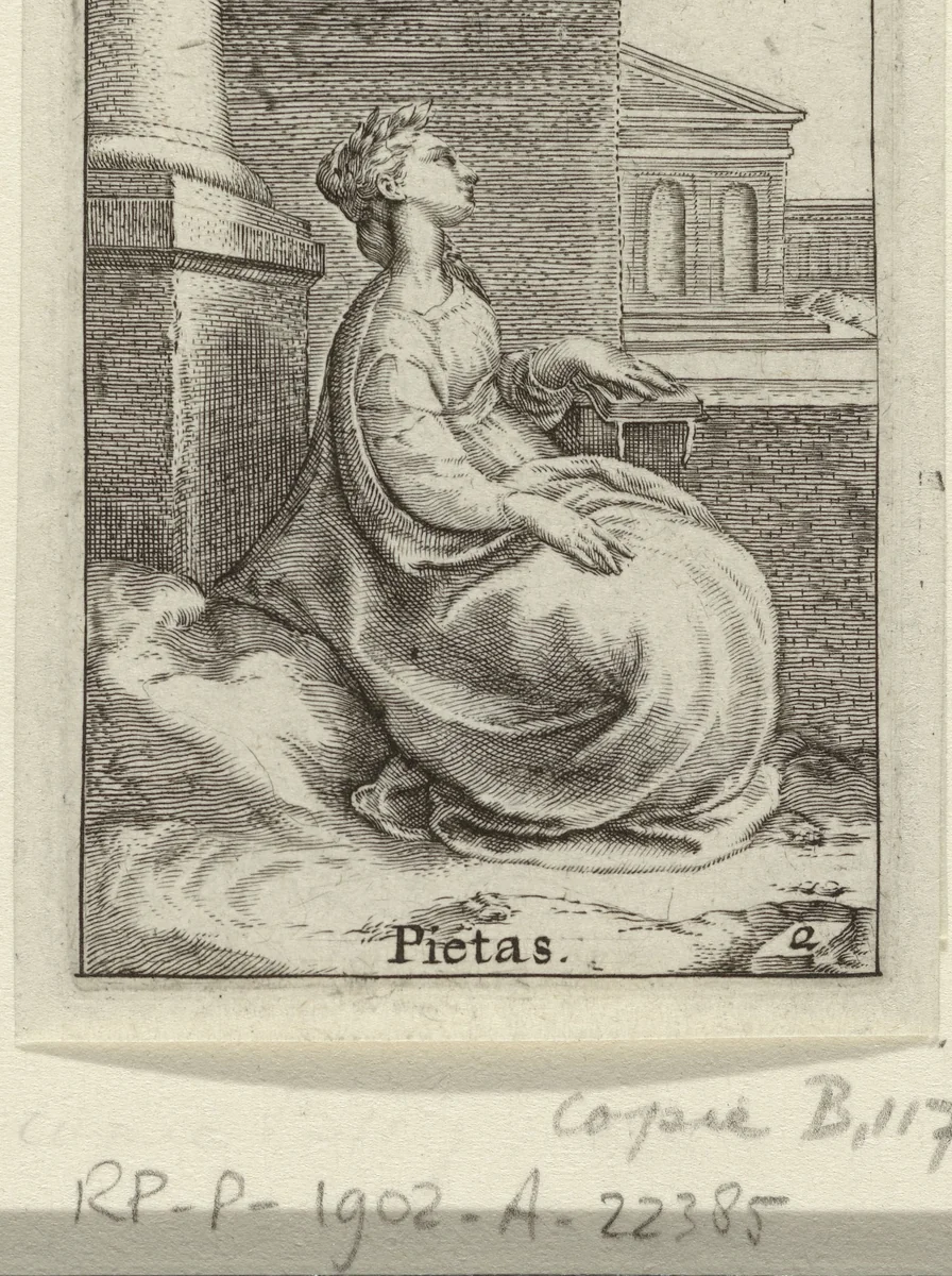 Geduld by anonymous, print, 1590-1595