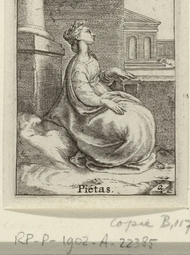 Geduld by anonymous, print, 1590-1595