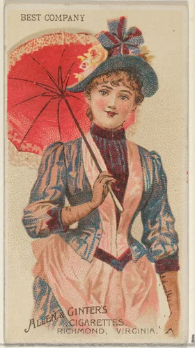 Best Company, from the Parasol Drills series (N18) for Allen & Ginter Cigarettes Brands by Allen & Ginter, print, 1888