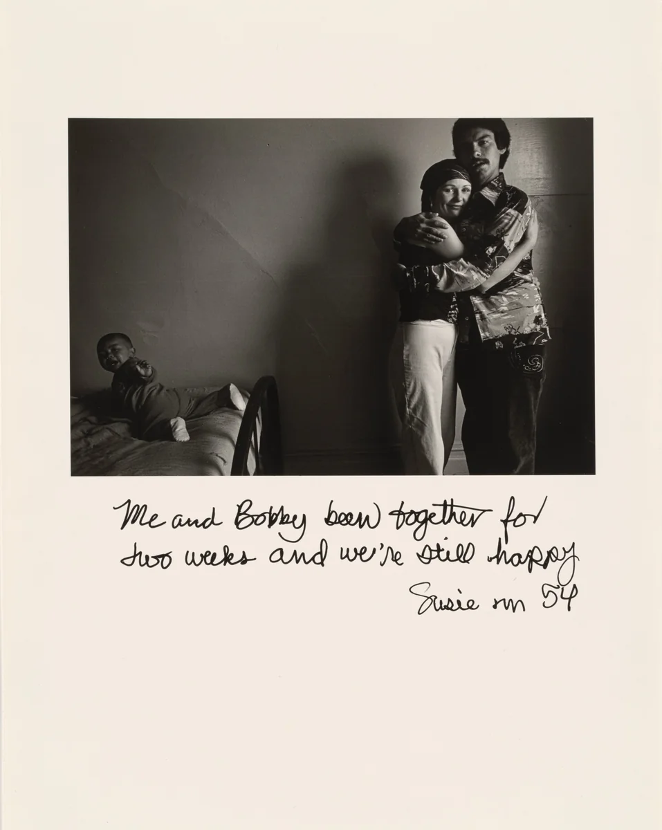 Bobby and Susie by Jim Goldberg, photograph, 1978