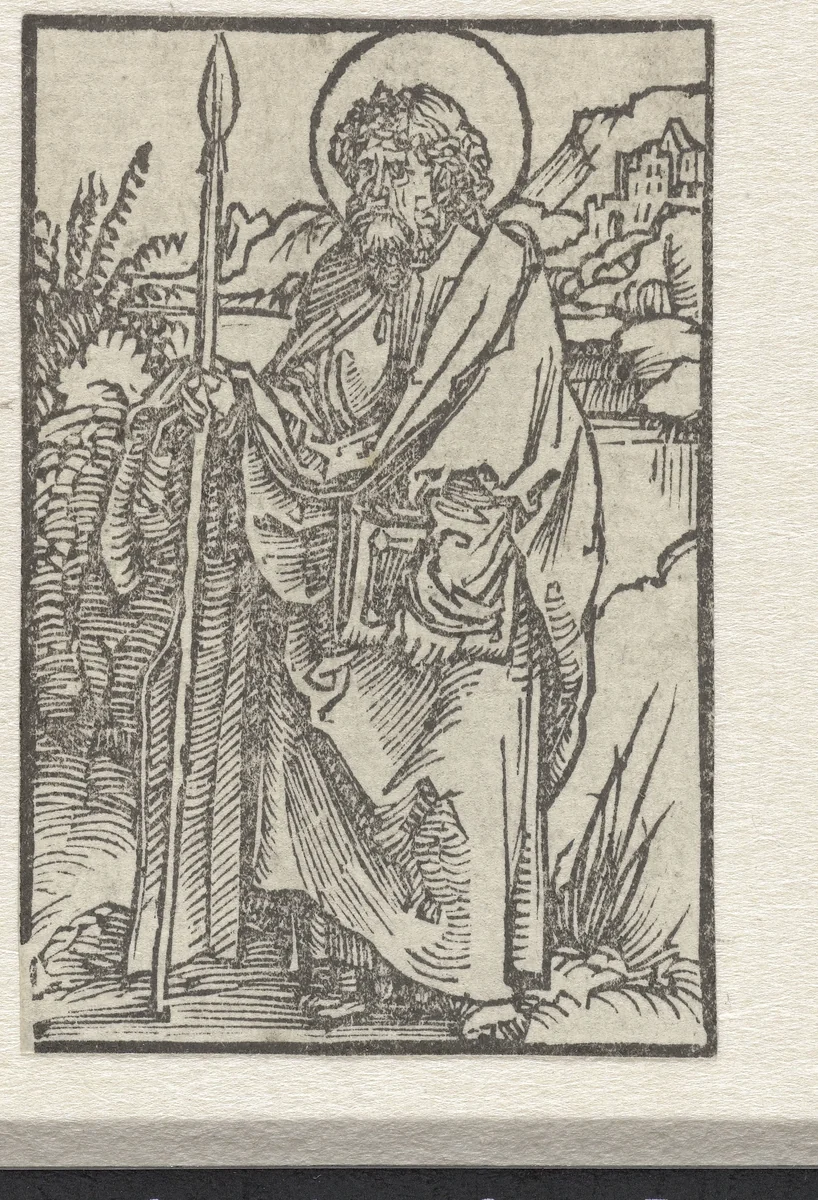 Apostel Thomas by Unknown, print, 1503