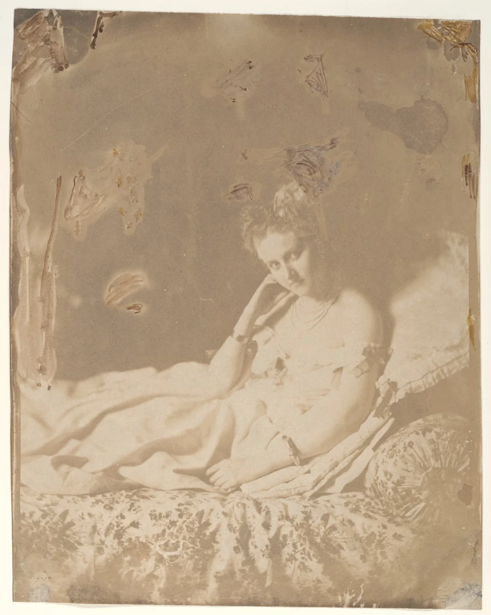 L'Accouchée by Pierre-Louis Pierson, photograph, 1860-1869