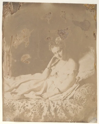 L'Accouchée by Pierre-Louis Pierson, photograph, 1860-1869