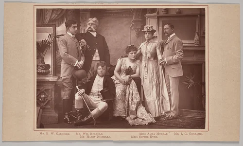 "A Run of Luck," at Drury Lane Theatre by Herbert Rose Barraud, photograph, 1886