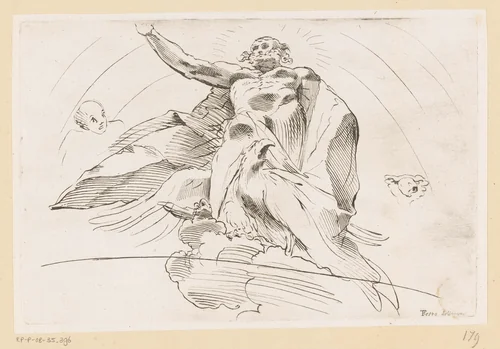 Jupiter by anonymous, print, 1650-1750