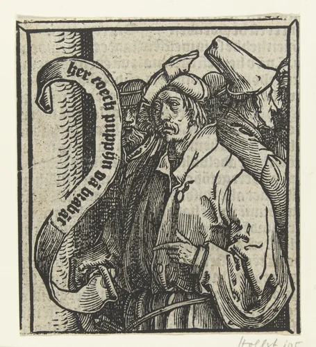 Portret van hertog Pepijn van Brabant by Unknown, print, 1513-1517