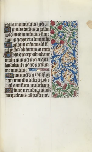 Book of Hours (Use of Rouen): fol. 88r by Master of the Geneva Latini, book, 1465-1475
