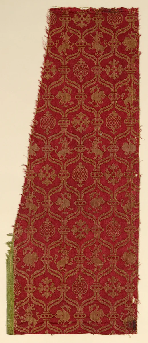 Fragment by Spain, textile, 1501-1600