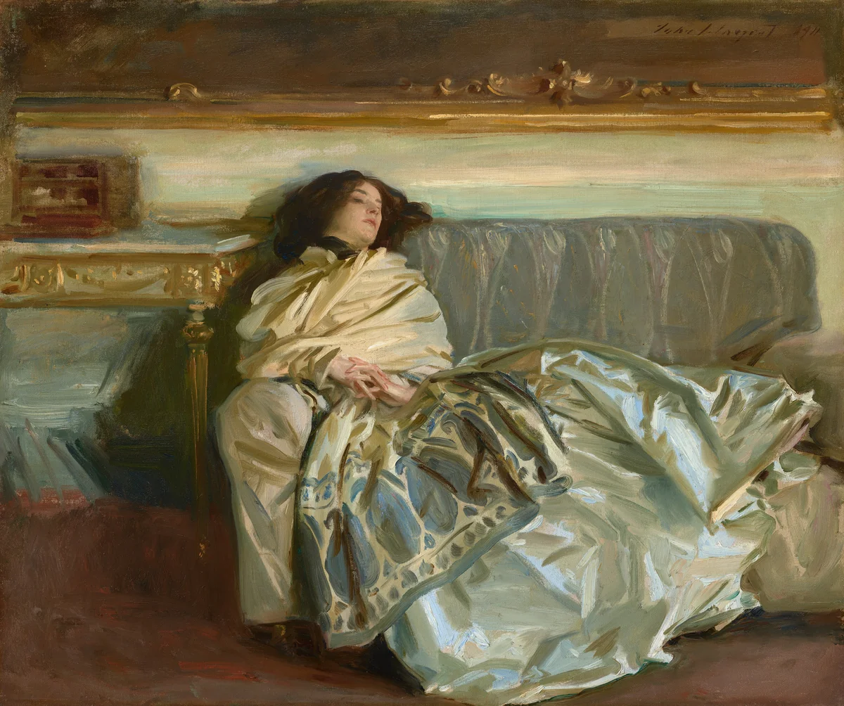 Nonchaloir (Repose) by John Singer Sargent, painting, 1911