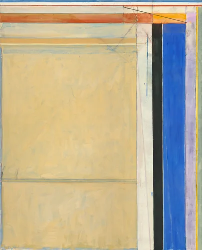 Ocean Park #83 by Richard Diebenkorn, painting, 1975