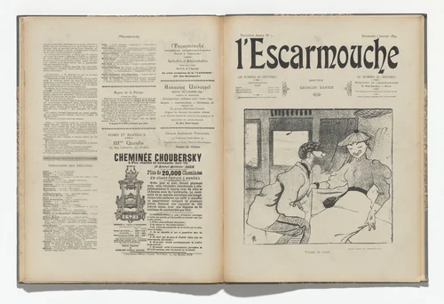 L'Escarmouche, no. 1 by Various artists, illustrated book, 1894