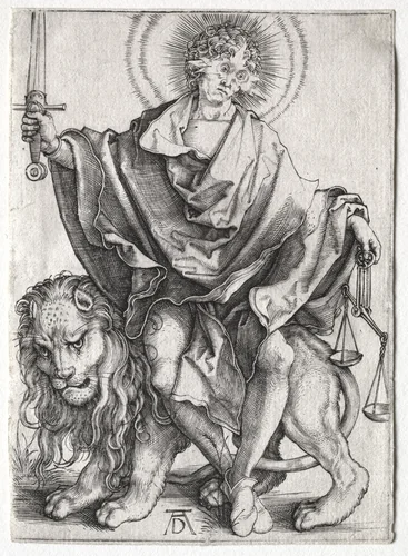 Son of Righteousness by Albrecht Dürer, print, 1495-1505
