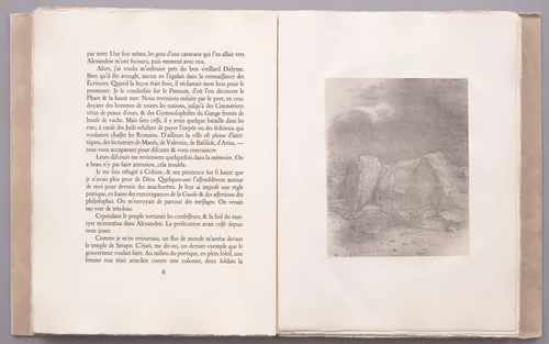 . . .And He Discerns an Arid, Knoll-Covered Plain (. . . Et il distingue une plaine aride et mamelonneuse)) (plate I) from La Tentation de Saint-Antoine by Odilon Redon, illustrated book, 1896
