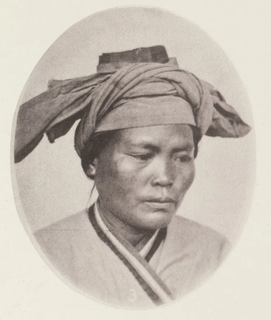 Pepohoan Female Head by John Thomson, photograph, 1873