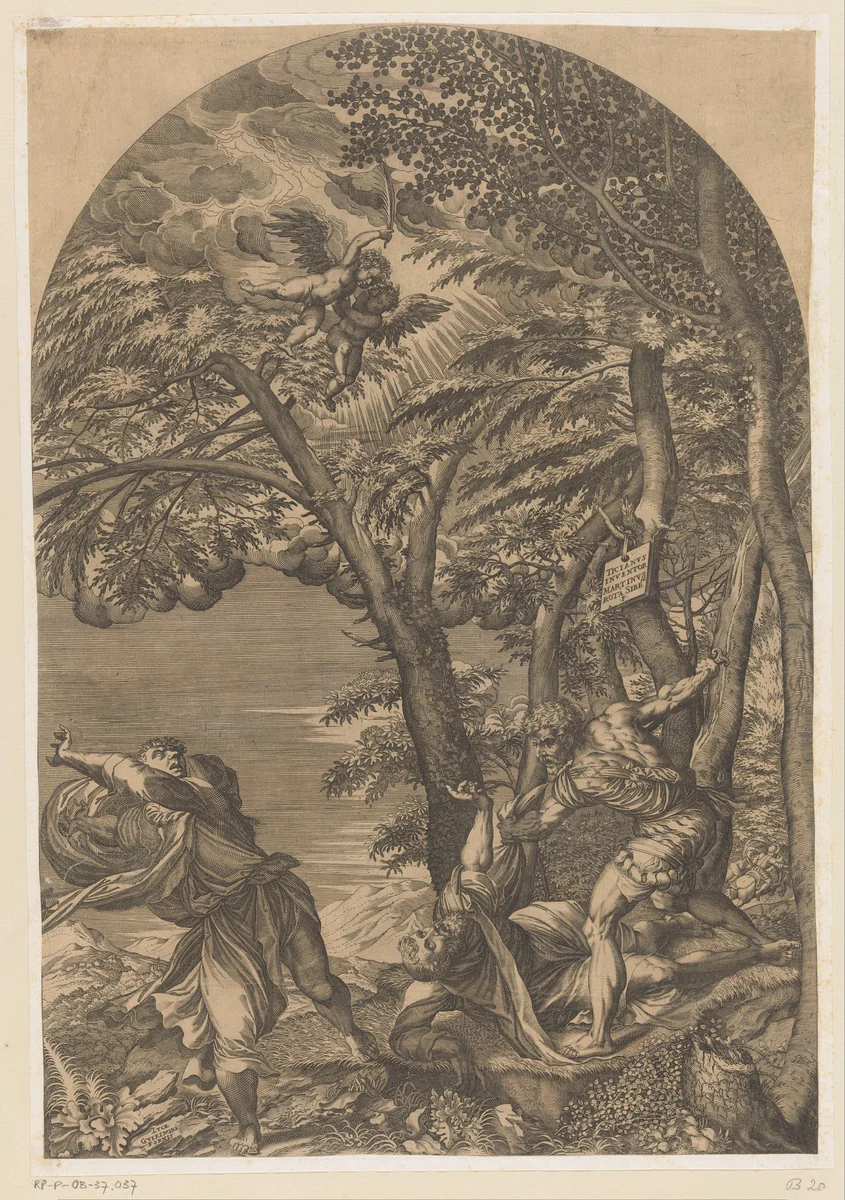 Dood van Petrus de Martelaar by Unknown, print, 1530-1583
