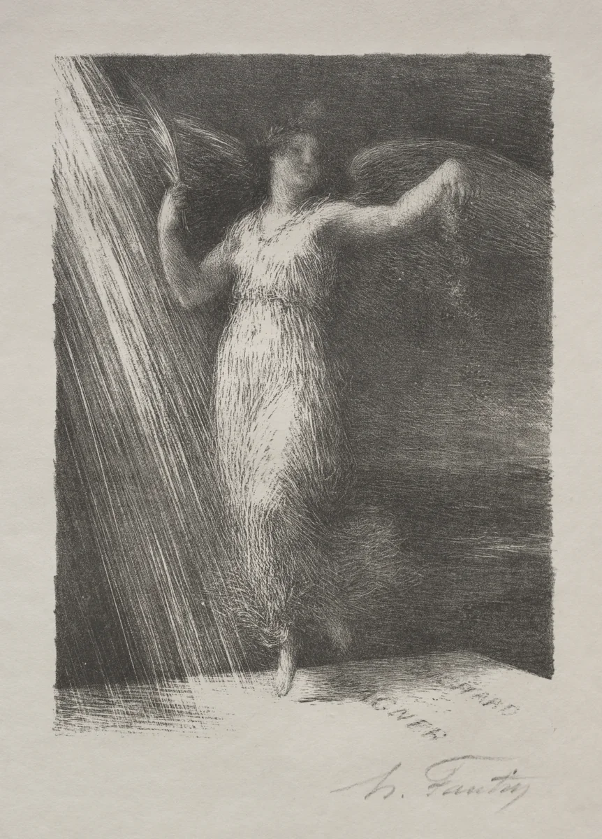 Awakening by Henri Fantin-Latour, print, 1886