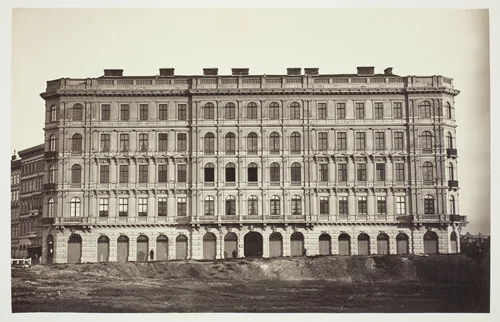 Babenberger Strasse No. 1 und 3, Zinshaus des J. Ritter von Königswarter by Artist Unknown, photograph, 1860-1869