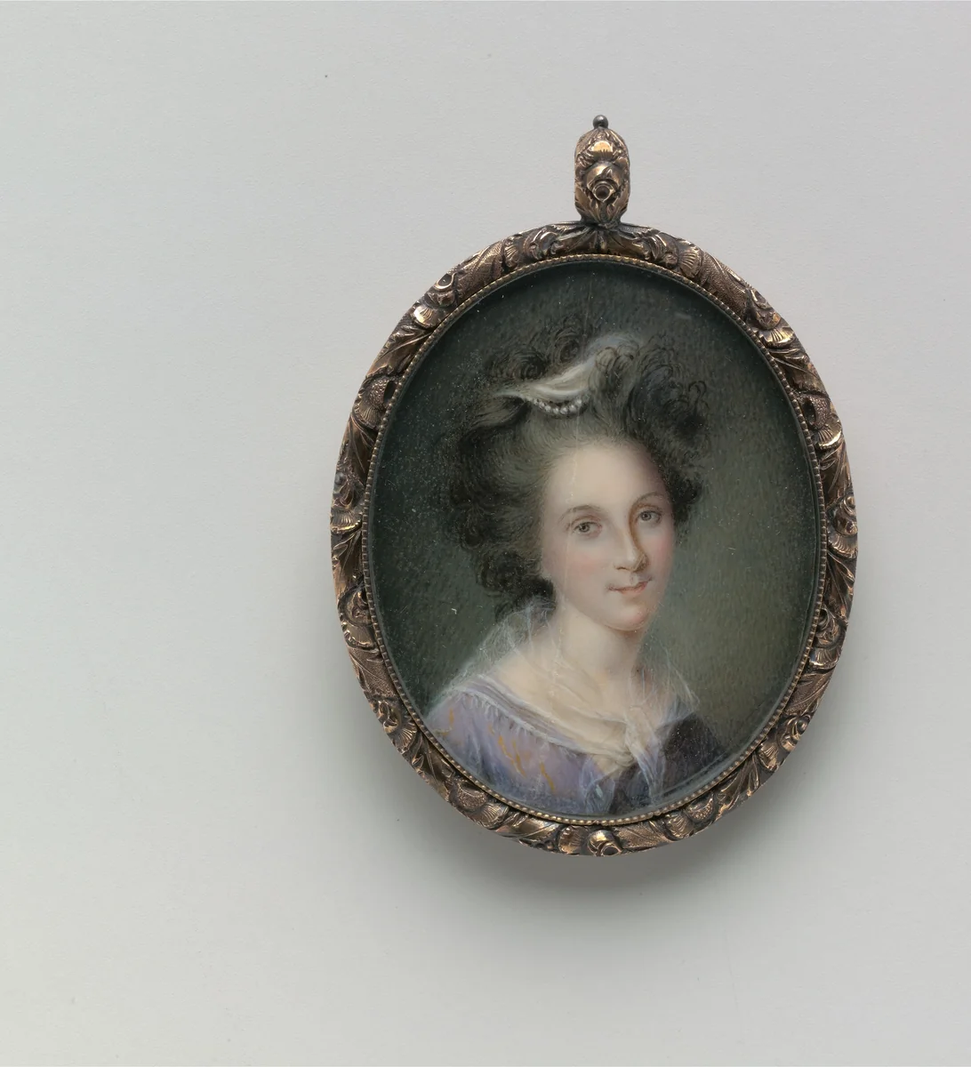 Mrs. Charles Willson Peale (Rachel Brewer) by Charles Willson Peale, artwork, 1785-1795