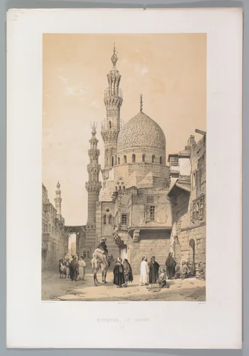 Mosquée, au Kaire by Joseph-Philibert Girault de Prangey, print, 1843
