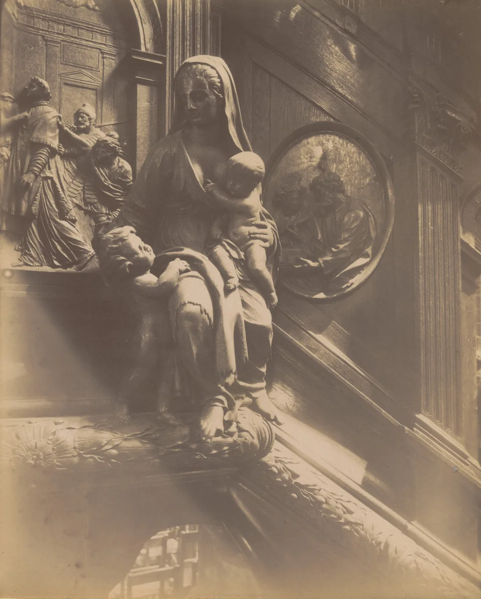 Saint-Étienne-du-Mont by Eugène Atget, photograph, 1912