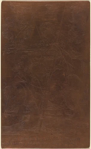 Wrath by Heinrich Aldegrever, technical material, 1552