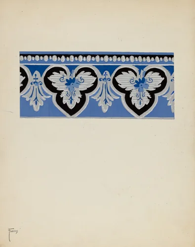 Wall Paper Border by Paul Farkas, index of american design, 1937