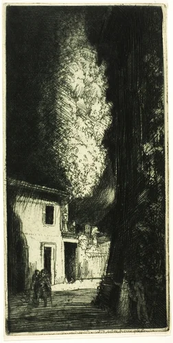 The Haunted House by Donald Shaw MacLaughlan, print, 1909