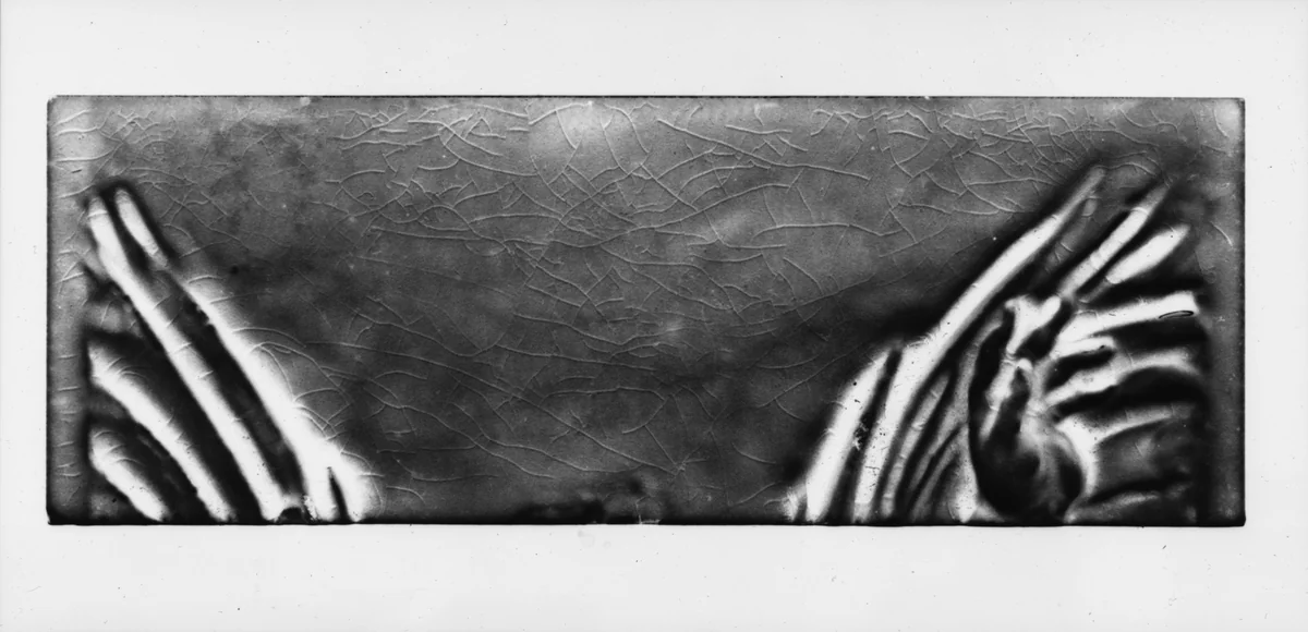 Border Tile by J. and J. G. Low Art Tile Works, artwork, 1885