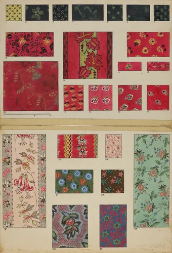 Patchwork and Applique Quilt by Irene Schaefer
Mary Berner, index of american design, 1936