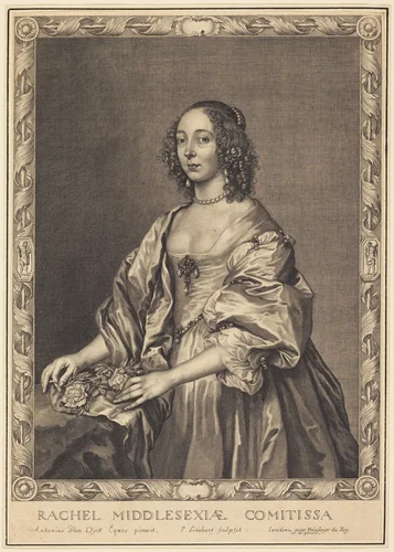 Rachel, Countess of Middlesex by Pierre Lombard
Sir Anthony van Dyck, print, 1660