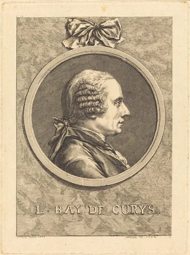L. Bay de Curys by Claude Henri Watelet; Charles-Nicolas Cochin II, print, 1762