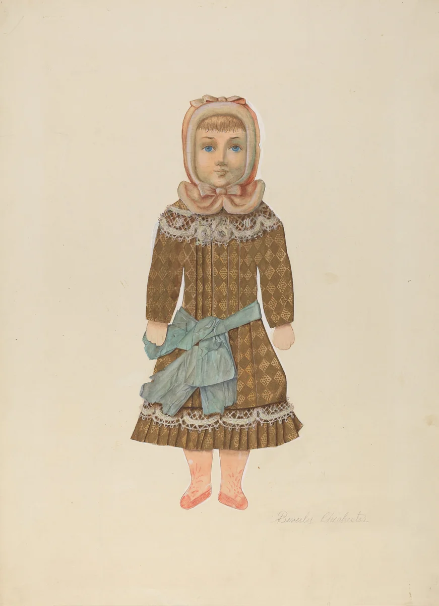 Paper Doll by Beverly Chichester, index of american design, 1937