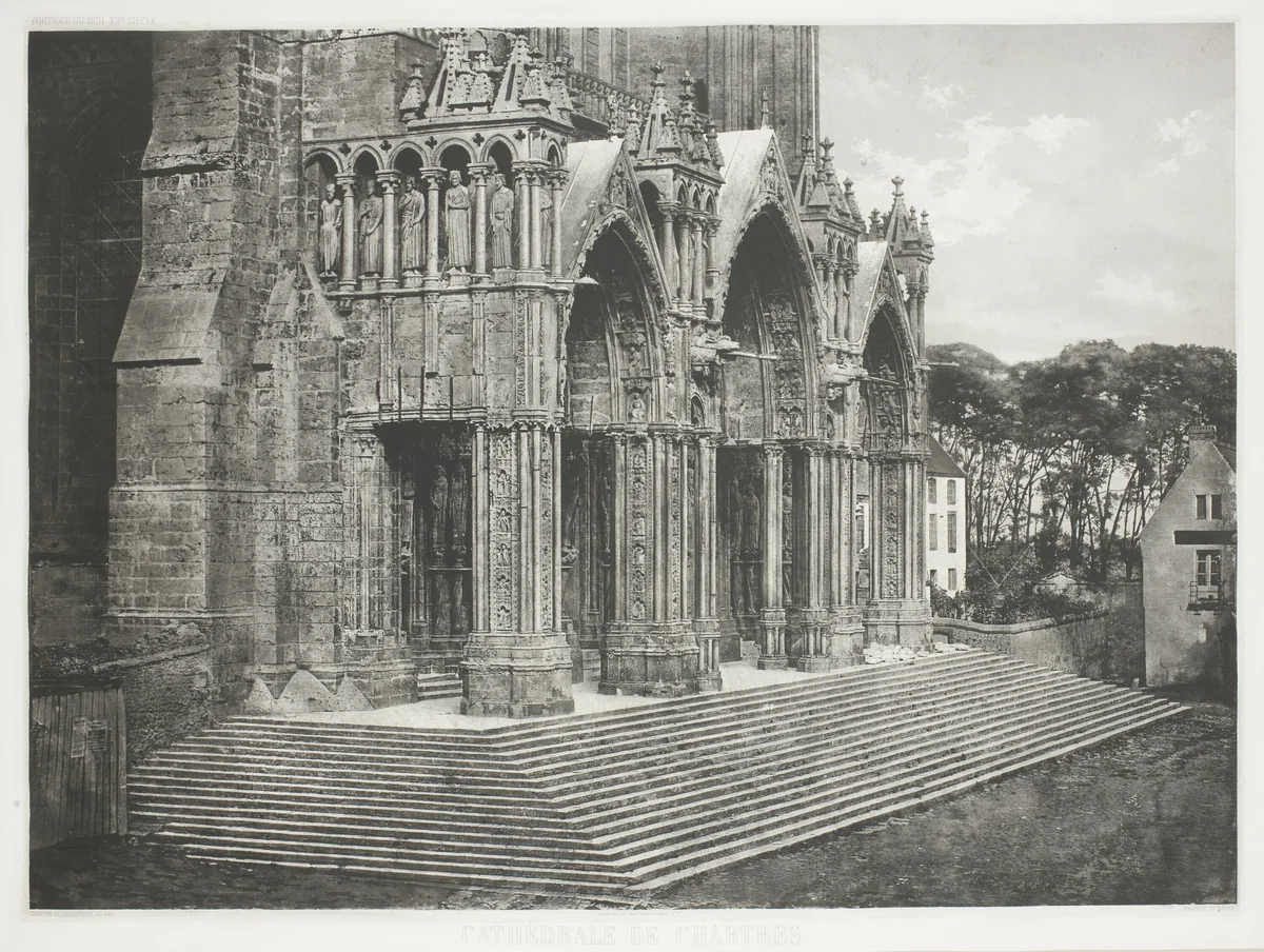 Cathedrale de Chartres by Charles Nègre, photograph, 1856-1857